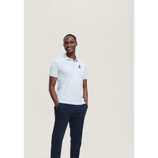 PERFECT MEN Polo homen 180g - Antracite MatizadoM