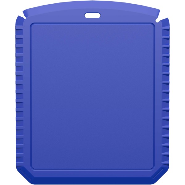 Grattoir à glace Thrym rectangulaire et en plastique recyclé - Bleu