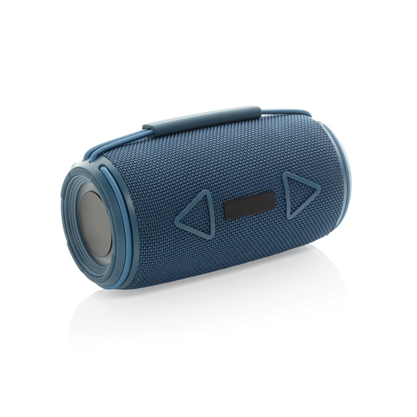 Enceinte 16W étanche IPX4 en plastique recyclé RCS Prisma - Bleu