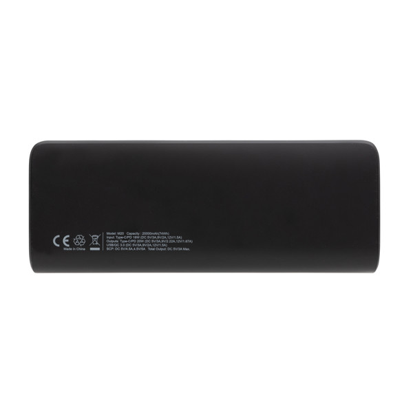 FlashCharge RCS rplastic 20000 mah fast charge powerbank