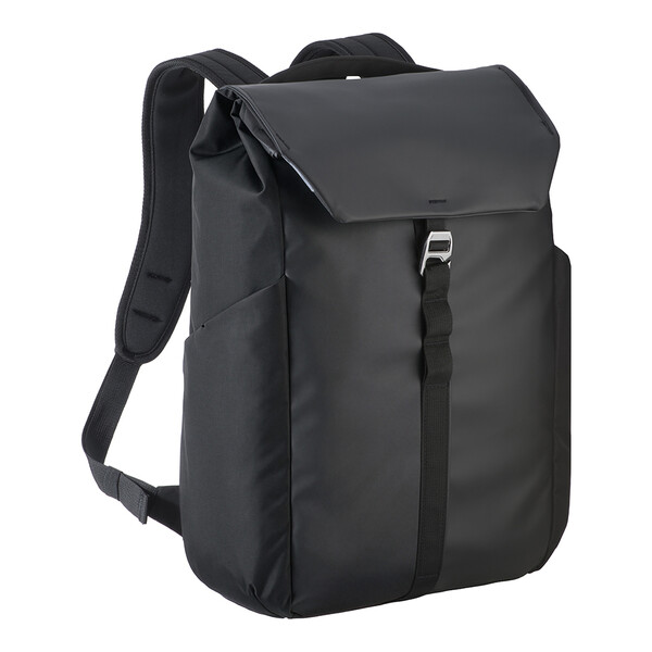 Laptop Backpack (15 Inch) In Water-Resistant 600D Pu With 210D Polyester Lining - Black