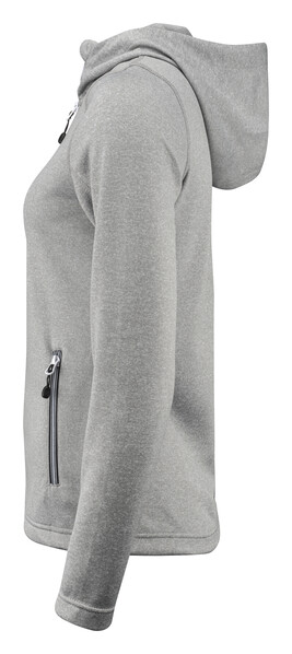 Layback Lady Hooded Jacket Grey Melange 3XL