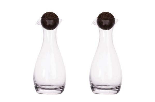 Sagaform Nature Carafes à huile/vinaigre avec bouchons en liège 2 pièces 300ml