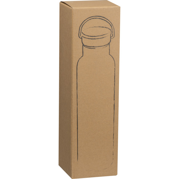 Stainless steel vacuum flask JEROME - Silvergrey