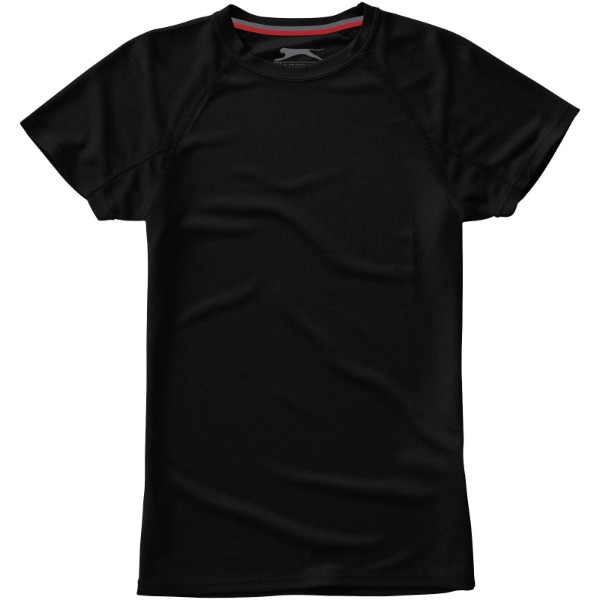 Serve short sleeve women's cool fit t-shirt - Solid Black / S