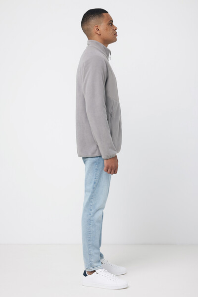 Mikrofleecová bunda IQONIQ Talung 240 g/m² - Storm Grey / 2XL