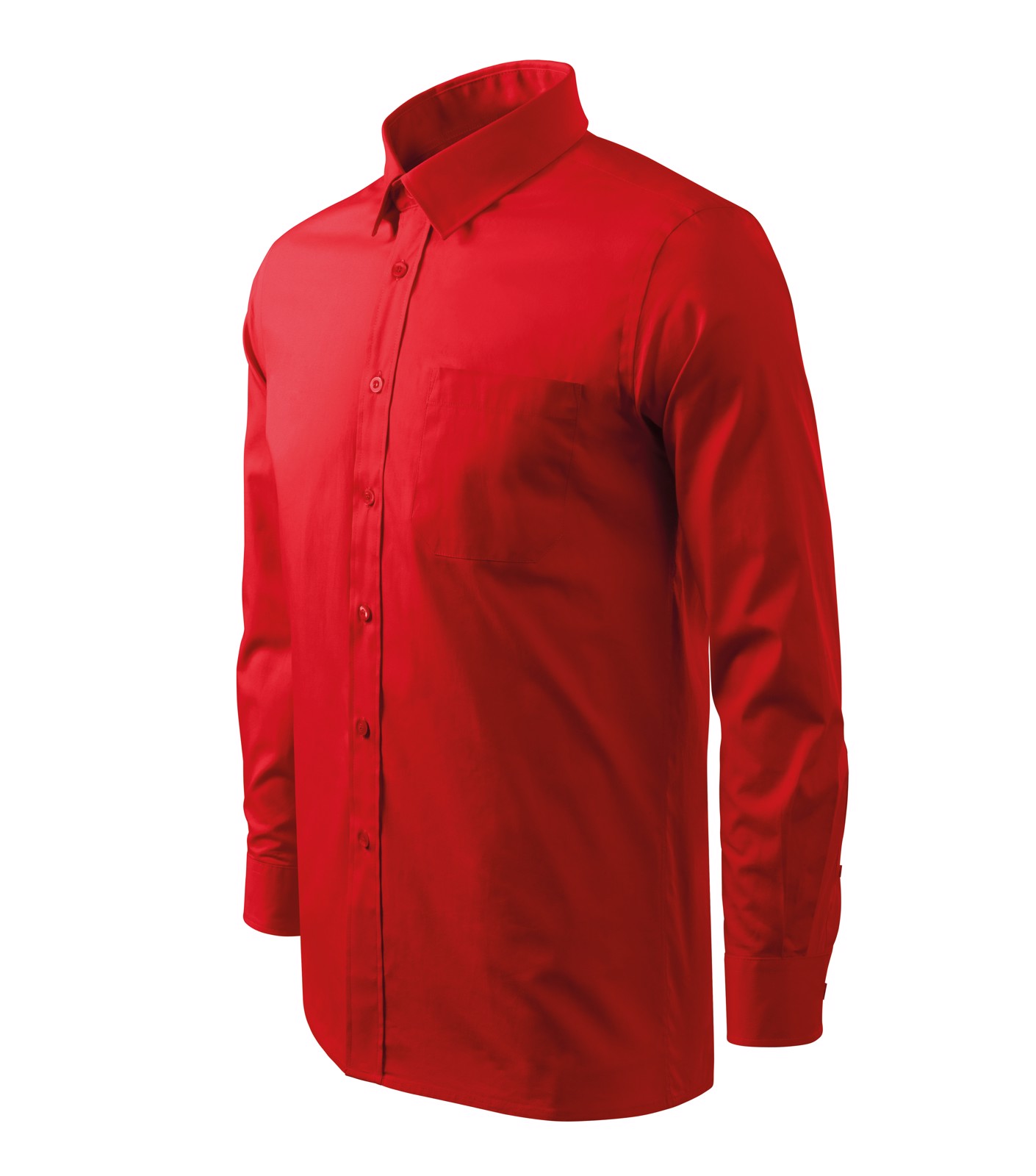 Košile pánská Malfini Style LS - Červená / M