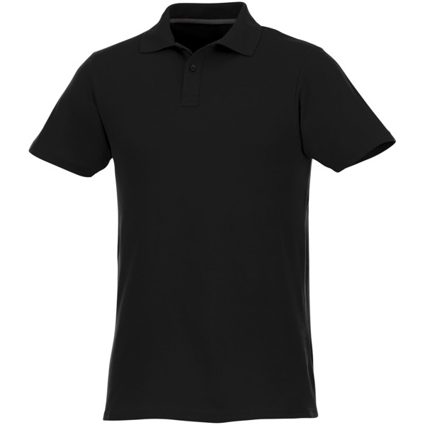 Polo para homem de 180 g/m² Helios - Preto liso / XXL