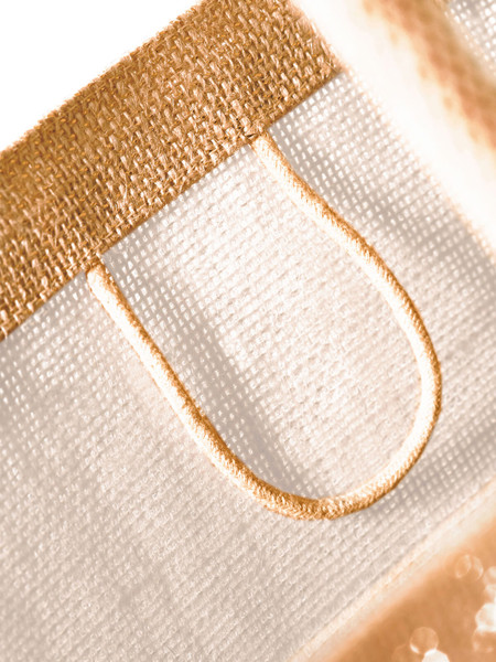 Shimmer Jute Shopper