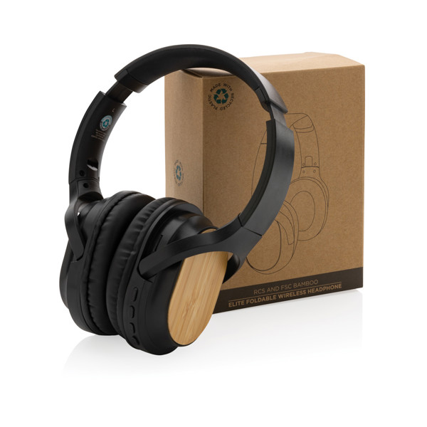 RCS and bamboo Elite Foldable wireless headphone