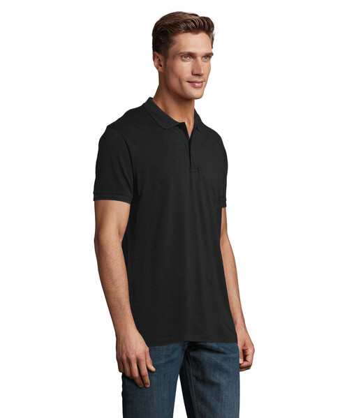 PLANET MEN polo 170g - PretoM