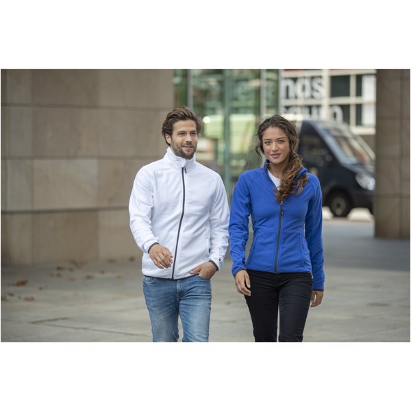 Casaco micro polar com fecho completo de mulher Brossard - Azul marinho / L