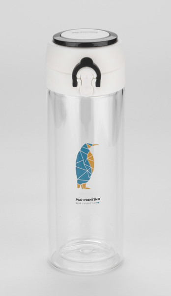 Glass bottle VAKO 260 ml - black