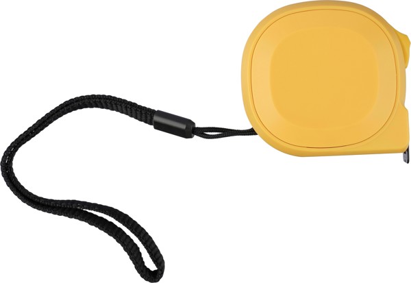 Tape measure Dorothy | Plastic | 3 meter | MID approved - yellow