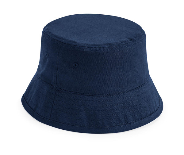 Cappello Bucket Junior In Cotone Organico - Powder Blue / M/L
