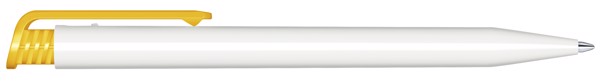 Senator® Super Hit Polished Basic, Push Ball Pen - Yellow Similar PMS 7408