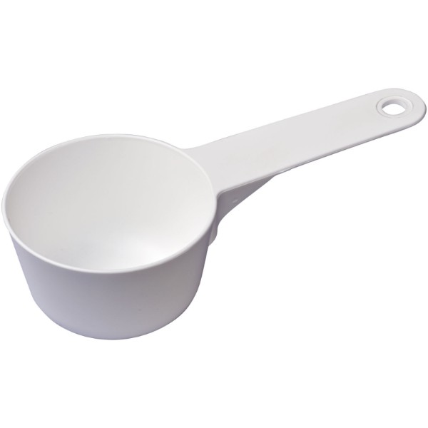 Chefz 100 ml plastic measuring scoop - White