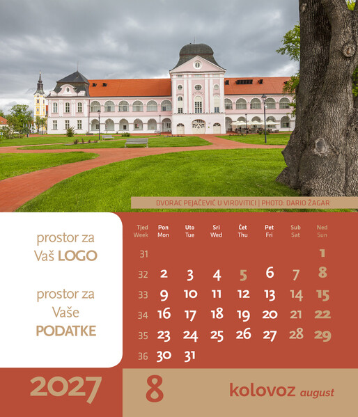 Stolni CD kalendar – Dvorci i utvrde