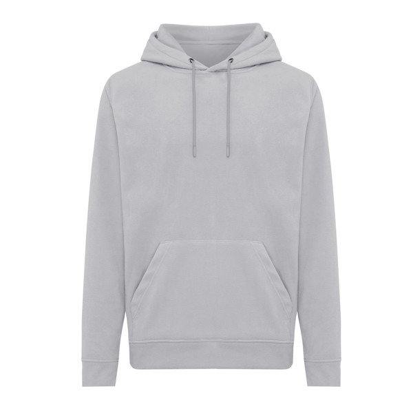 Iqoniq Trivor recycled polyester microfleece hoodie - Storm Grey / XXS