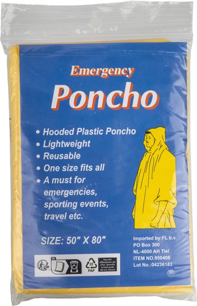 Poncho PE Pablo - Yellow