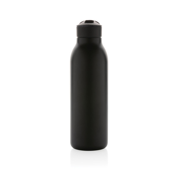 Avira Ara RCS fliptop fľaša z rec. Nehrdz. ocele 500 ml - Čierna