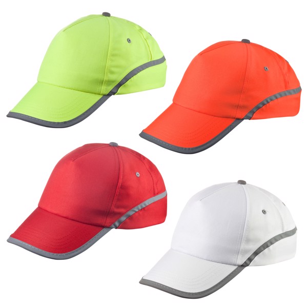 Cap "Reflection" - Orange-Neon