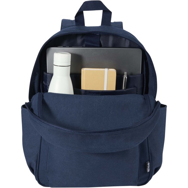 Sac à dos de ville Recanvas recyclé et certifié GRS de 15,6" et 16 L - Marine