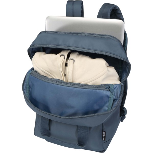 Sac à dos de voyage pour ordinateur portable Trip 14” Aware™ de 9 L en matériaux recyclés - Bleu hale