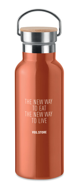 Thermos doppio strato 500ml Helsinki - Arancio
