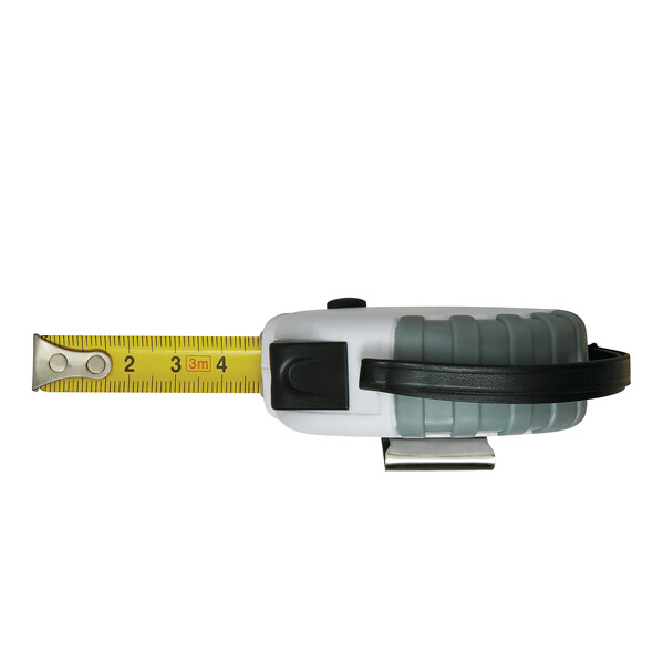 Measuring tape, 3 m ELEMENTAL I - grey / white
