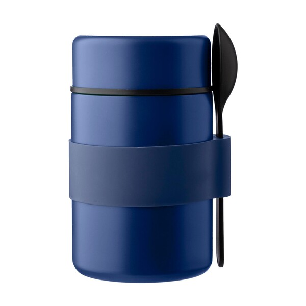 Boîte repas double paroi Niko | 460 ml - bleu