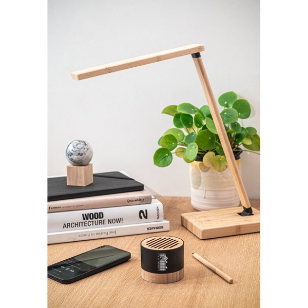 FERDINAND. Coluna de som portátil em alumínio reciclado (100% rAL) e 3h de autonomia