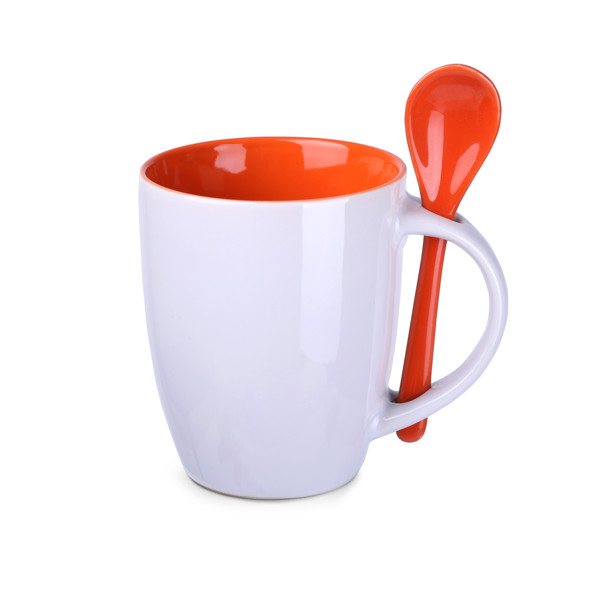 Mug Easy - White / Orange