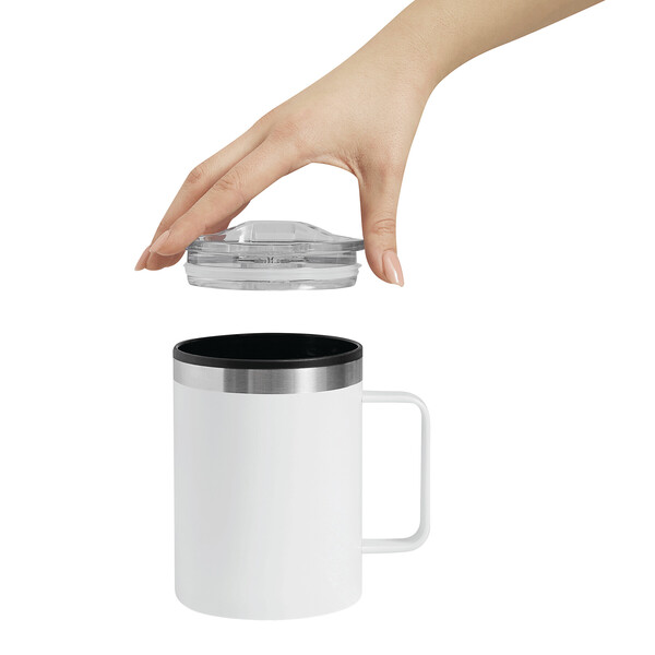 Double-Walled Travel Mug Stylemug - White