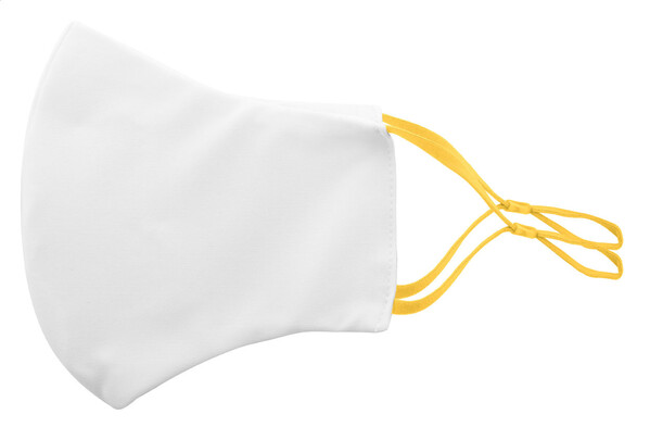 Masque facial personnalisé CreaMask Adjust - Jaune