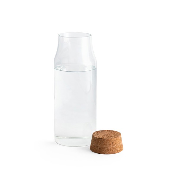 Garrafa em vidro com tampa em cortiça 800 mL - JASMIN 800