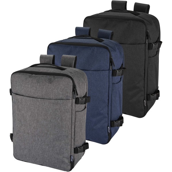 Sac à dos cabine Libra de 17" et 25 L recyclé et certifié GRS - Bleu cobalt