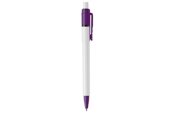 Ball pen Baron Colour hardcolour - White / Purple