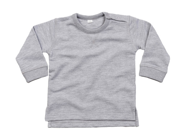 Baby Sweatshirt - Heather Grey Melange / 6-12