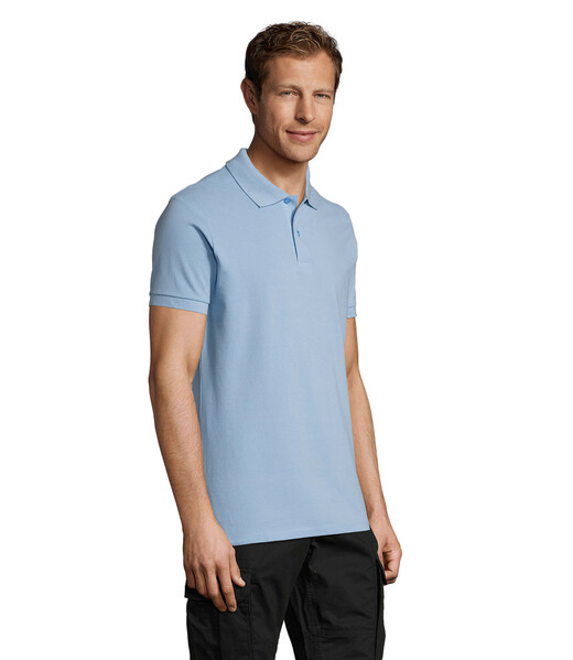 PERFECT MEN Polo homen 180g - Azul Céu3XL