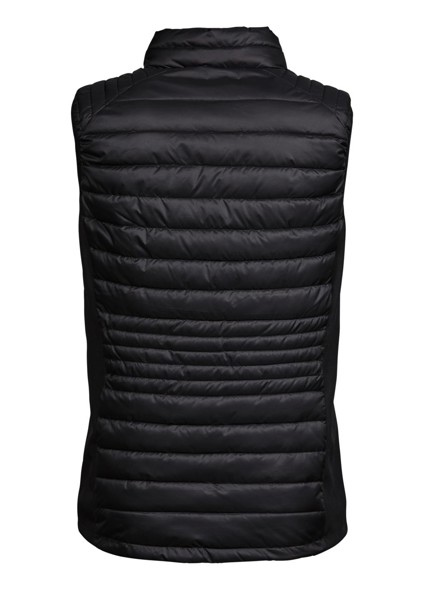 Ladies Crossover Bodywarmer - Black / Black / S