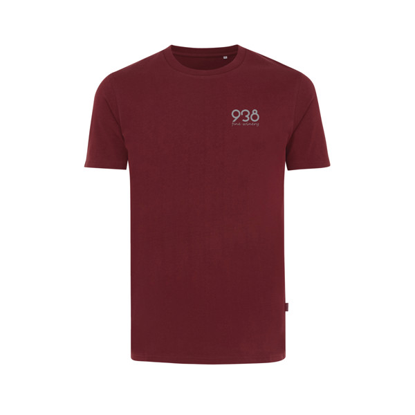 T-shirt en coton recyclé Iqoniq Bryce - Rouge Bordeaux / S