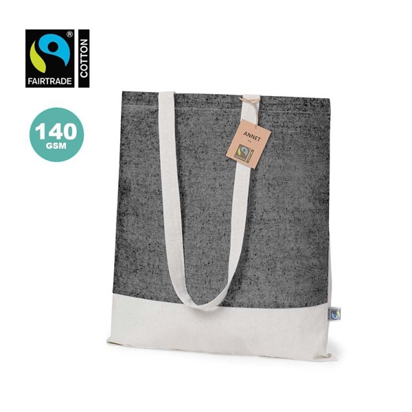 Bolsa Annet Fairtrade - Negro