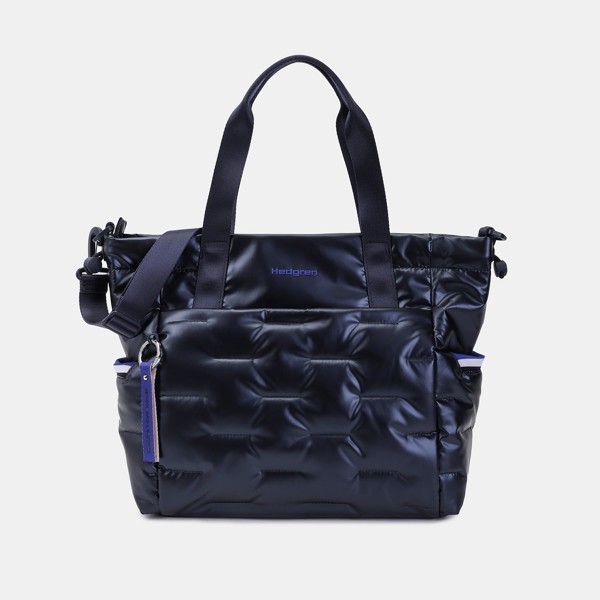 PUFFER | Geantă tote - Hedgren - Peacot Blue