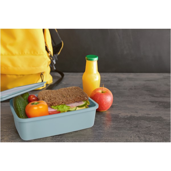 Boîte à lunch Dovi en plastique recyclé - Menthe