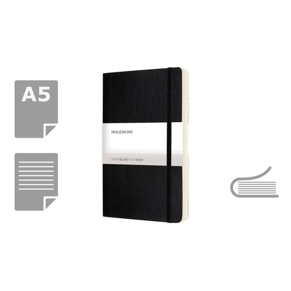 Moleskine EXPANDED Notizbuch - schwarz