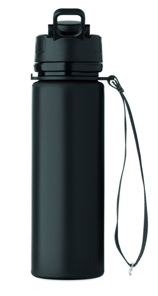 Foldable silicone sports bottle Lett - Black