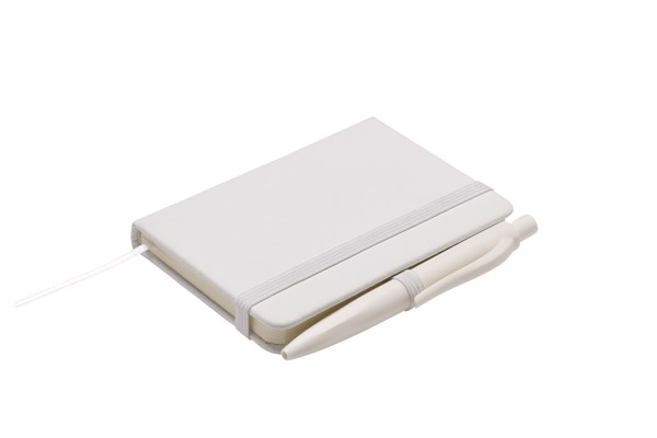 Purenote Set Zápisník A7 S Propiskou - White