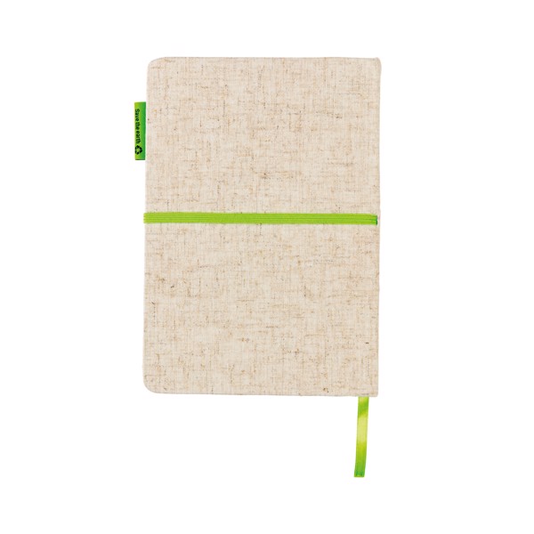 A5 jute notebook