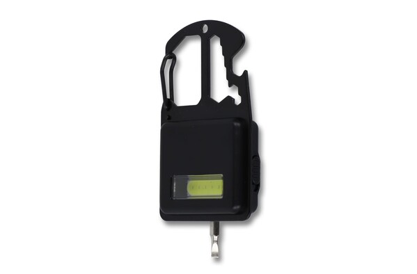 Multi-outils compacts en R-ABS et métal 7 fonctions - Noir